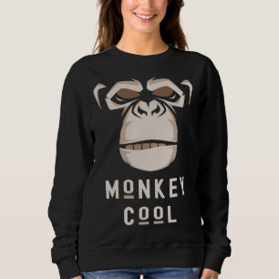 Moletom Macaco Engraçado Chimpanzé Divertido Animal Primat