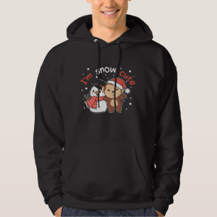 Moletom Macaco Eu Te Amo Neve Muito Snowman Pun