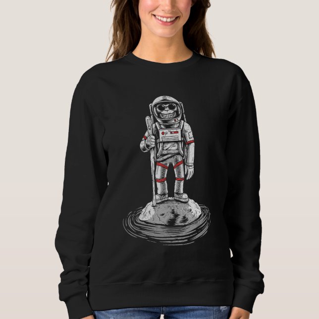 Moletom Macaco No Astronauta Espacial (Frente)