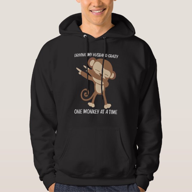 Moletom Macaco Para Mulheres Mãe Macaco Zoológico Animal S (Frente)