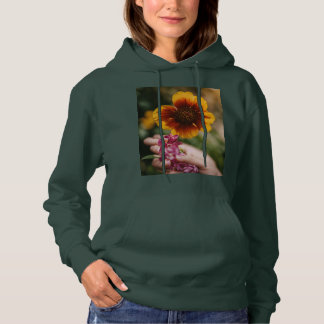 Moletom Maçãs de design com flores