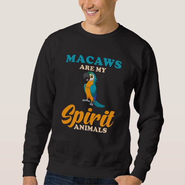 Moletom Macaw Parrot Spirit Animal (Frente)