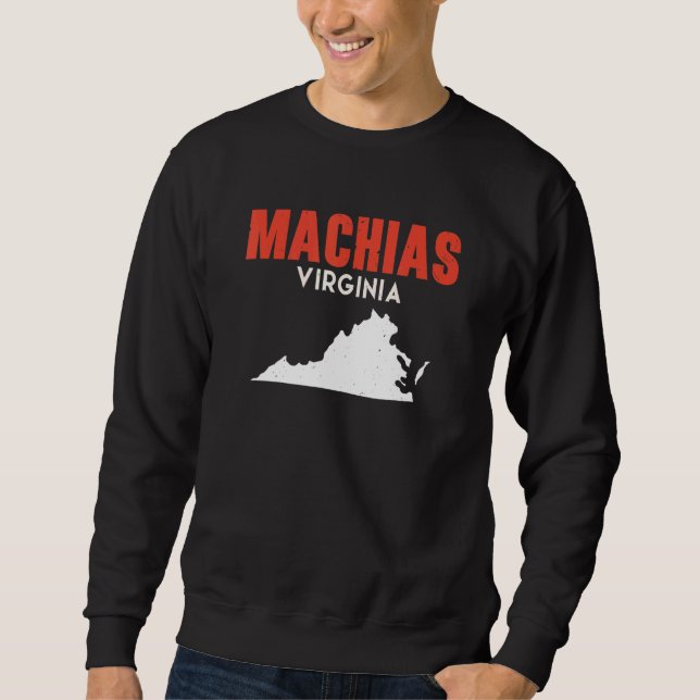 Moletom Machias Washington USA State America Travel Washin (Frente)