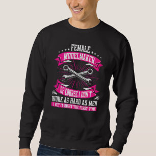 Moletom Machinista Cnc Female Modelmaker