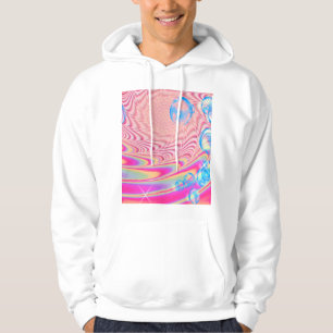 Moletom MACRAME'- Imagem Abstrato colorido da Arte Fractal