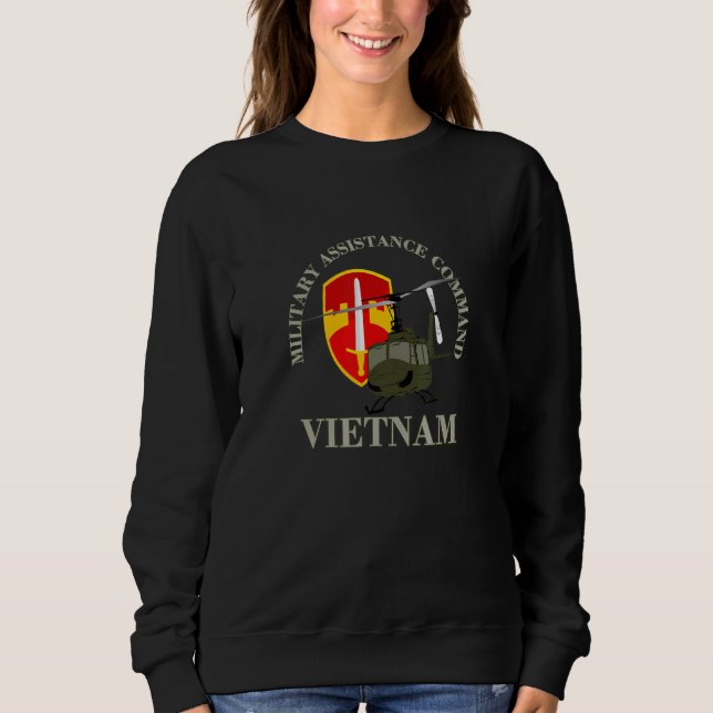 Moletom Macv Sog Vietnam Comando de Assistência Militar Vi (Frente)