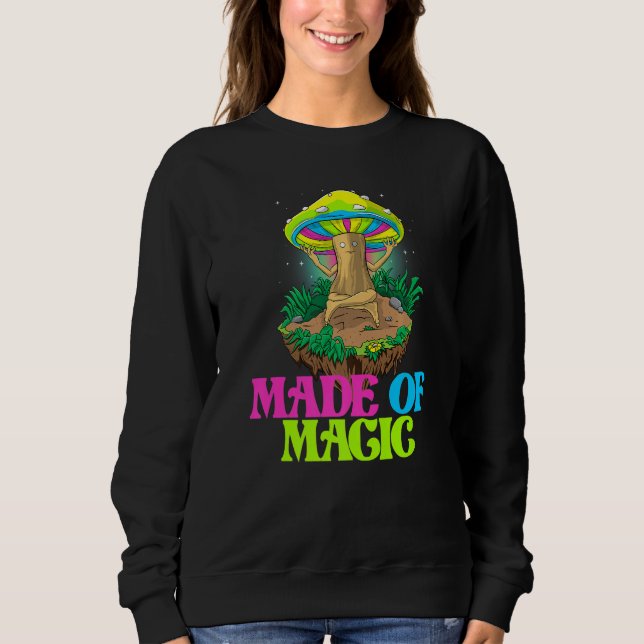 Moletom Made Of Magic  Women Magic Psilocybin Mushroom (Frente)