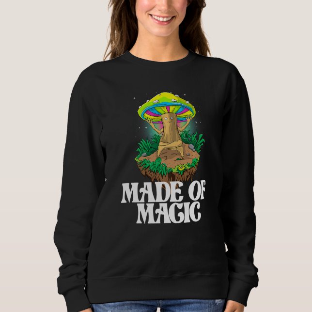 Moletom Made Of Mushroom  Women Magic Psilocybin Mushroom (Frente)