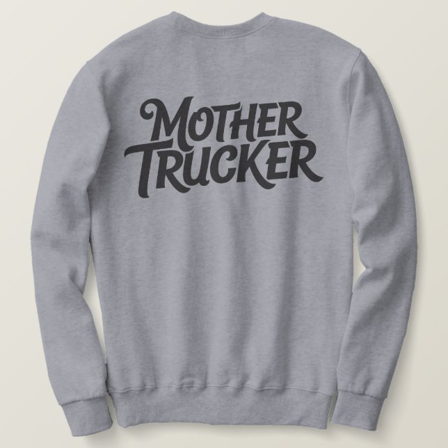 Moletom Madre Trucker (Verso do Design)