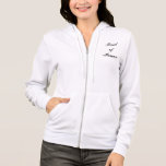 Moletom "Madrinha de casamento/Noiva da Equipe", Fleece Ho<br><div class="desc">Estas Roupa Hoodies americanas serão muito divertidas para festas de solteira,  etc. "Madrinha de casamento" na frente e "Team Bride" nas costas. Pode ser mudado para dizer o que quiser.</div>