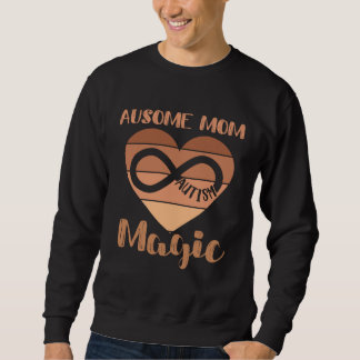 Moletom Mãe Autista Negra Mãe Ausome Magia Autista Infinit