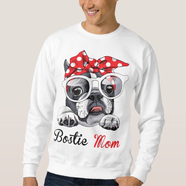 Moletom Mãe bósita e engraçada para os amantes dos cães de (Frente)