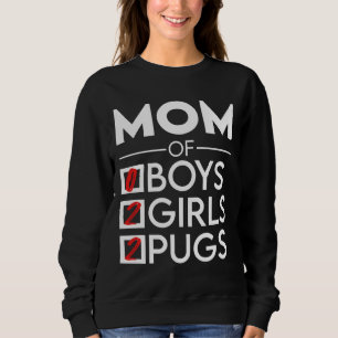 Moletom Mãe de 2 meninas e 2 filhotes Essencial T-Shirt