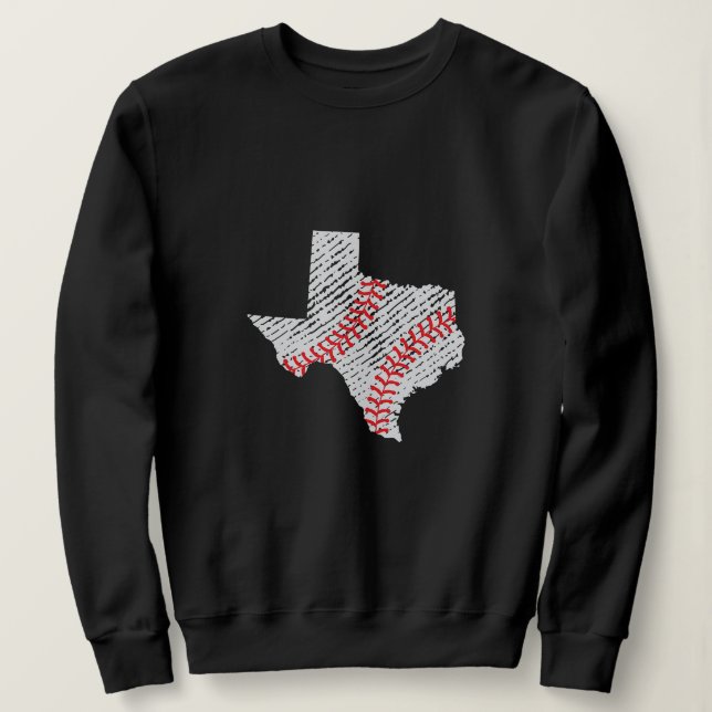 Moletom Mãe de Baseball do Texas Personalizada Stitting de (Frente do Design)