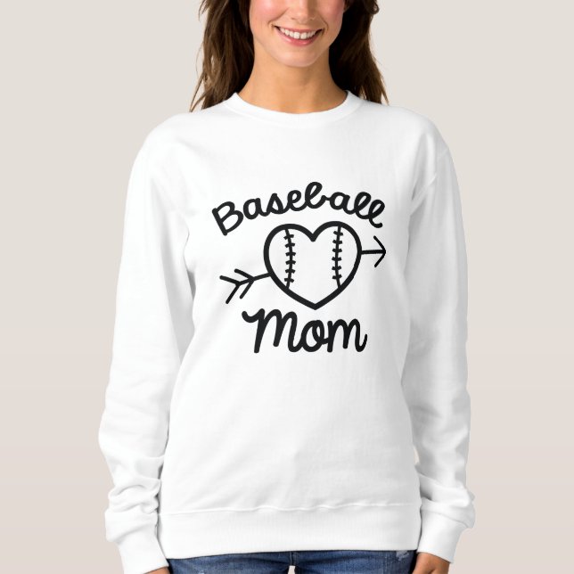 Moletom Mãe de beisebol (Frente)