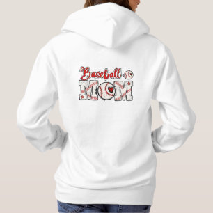 Moletom Mãe de Beisebol Fofa Personalizada