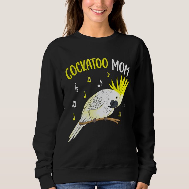 Moletom Mãe de Cacatua Papagaio Mulheres (Frente)