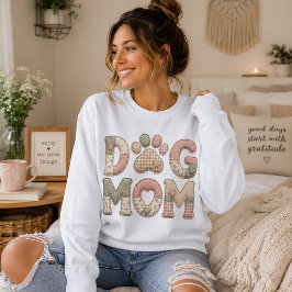 Moletom Mãe de Cachorro Falso Remendo