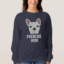 Mãe de Cachorro Francês Branco Fofo
