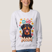 Mãe de Cachorro Rottweiler Sorridente