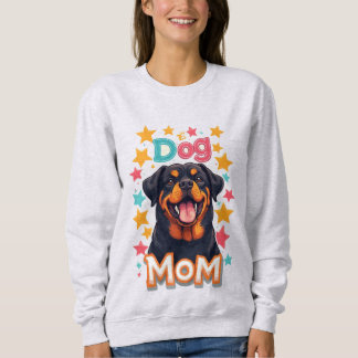Moletom Mãe de Cachorro Rottweiler Sorridente