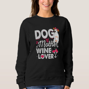 Moletom Mãe de Cachorro Vinho Jack Russell Terrier Cachorr