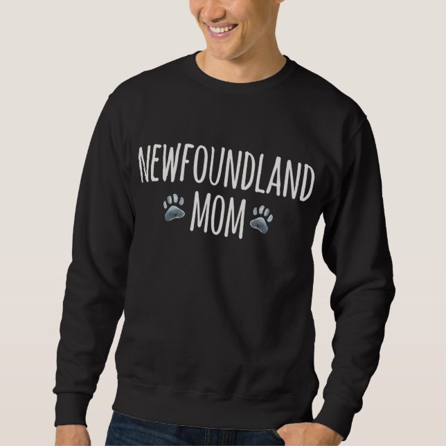 Moletom Mãe de cão da Terra Nova | presente de patas para  (Frente)