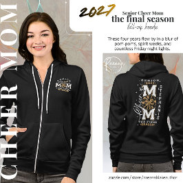 Moletom Mãe de Cheerleader Sênior Personalizado 2027