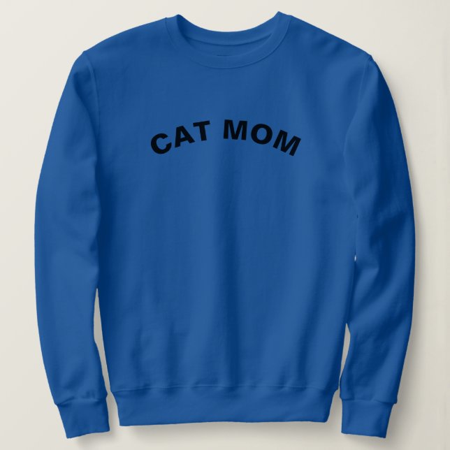 MOLETOM MÃE DE GATO (Frente do Design)