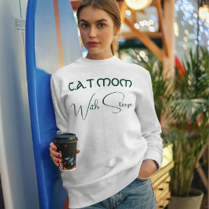 Moletom Mãe de Gato Personalizada Verde, Rota de Amante de