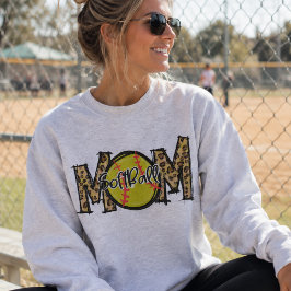 Moletom Mãe de Softbol Personalizada, Nome e Número do Jog