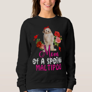 Moletom Mãe De Um Arco Maltipoo Cute Maltipoo