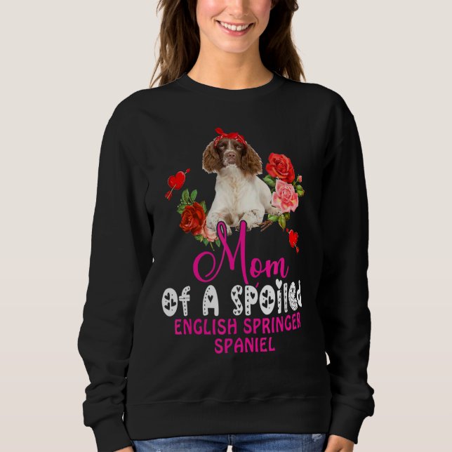 Moletom Mãe De Um Cachorro Gelado Inglês Springer (Frente)