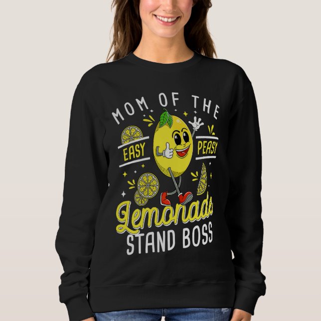 Moletom Mãe do Chefe da Barraquinha de Limonada  Limão Ven (Frente)