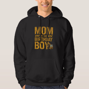 Moletom Mãe do Par de Construção do Escavador de Menino de