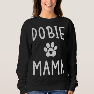 Moletom Mãe Dobie Feminina Cachorro Dobermann Mamãe