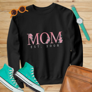 Moletom Mãe Floral Rosa personalizada