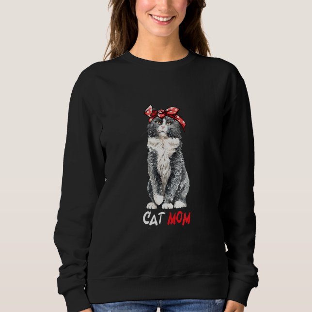 Moletom Mãe Gato Engraçado (Frente)