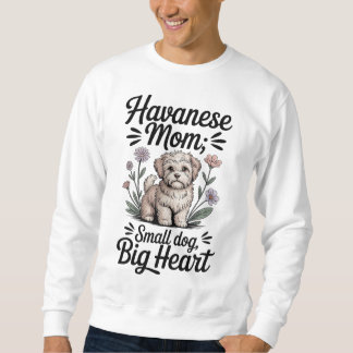 Moletom Mãe Havanese Coração Grande