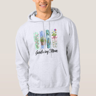Moletom Mãe Jardineira Desenho Floral Aquarela Amante de J