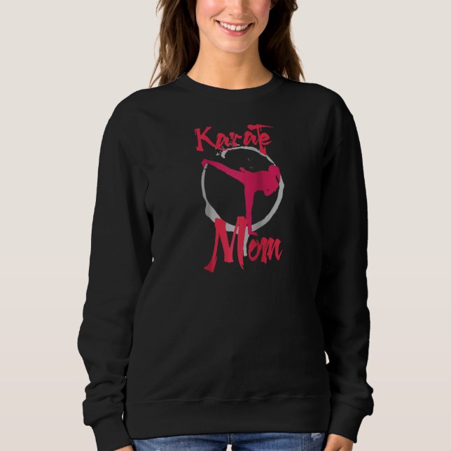 Moletom Mãe Karate Raglan (Frente)