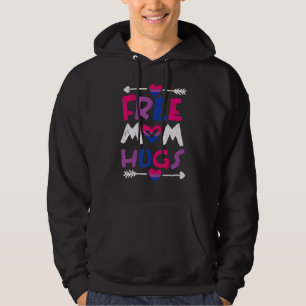 Moletom Mãe Livre Abraça Bandeira do Orgulho Bissexual Lgb