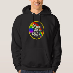 Moletom Mãe Livre Abraça o Arco Arco-Íris Orgulho Lgbt Mês