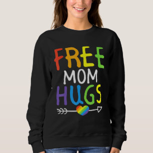 Moletom Mãe Livre Abraça Orgulho LGBT Festival Mês Rainbow