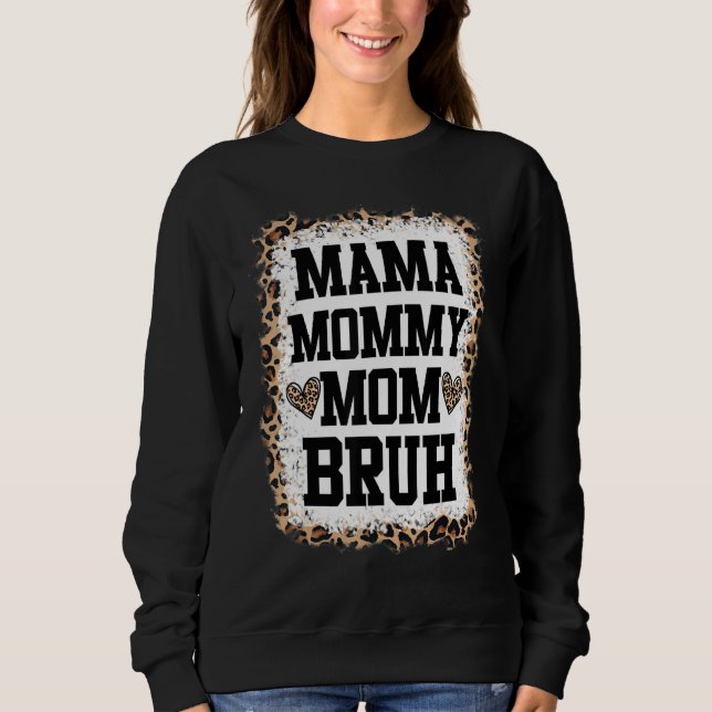 Moletom Mãe mãe de Leopardo Sangrado (Frente)