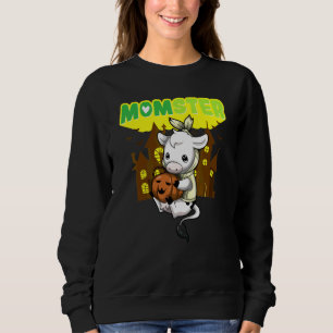 Moletom Mãe Monstro Mãe Assustadora Dia das Bruxas Mamãe S
