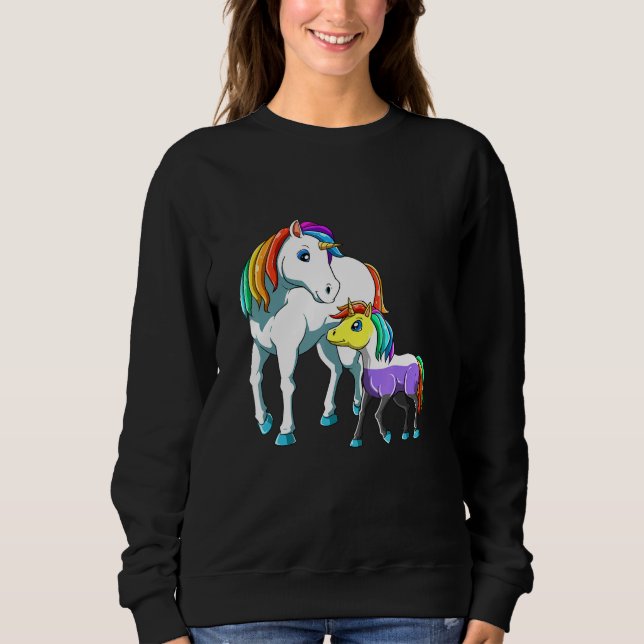Moletom Mãe Não-binária do Unicorn (Frente)