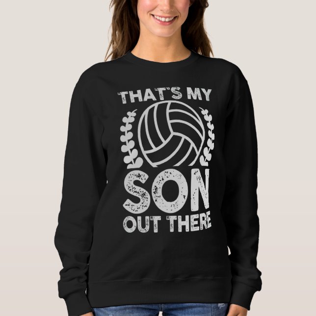 Moletom Mãe, Pai Filho Mãe Voleibol (Frente)