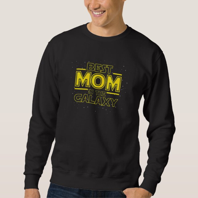 Moletom Mãe Para A Nova Mãe A Melhor Mãe Na Galáxia (Frente)