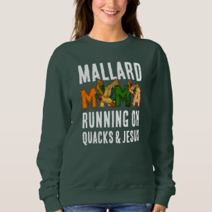 Moletom Mãe Pato MALLARD Personalizado com Falsas Pedras P